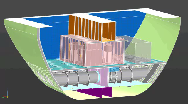 3D-модель помещения кормовых ПУ